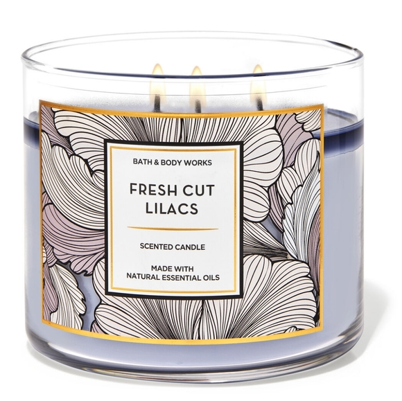Bath & Body Works Other - 🚨Sunday ONLY Flash Sale🚨💜NEW FRESH CUT LILACS 3 Wick Candle💜